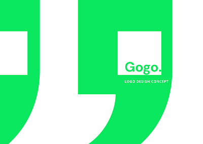 Gogo | Logo Design Concept adobe illustrator branding flat logo minimalism