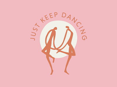 Krista Cavender Keep Dancing illustration adobe clean colorful dance dancing expressive art illustration illustrator logodesign movement people vector art vector illustration