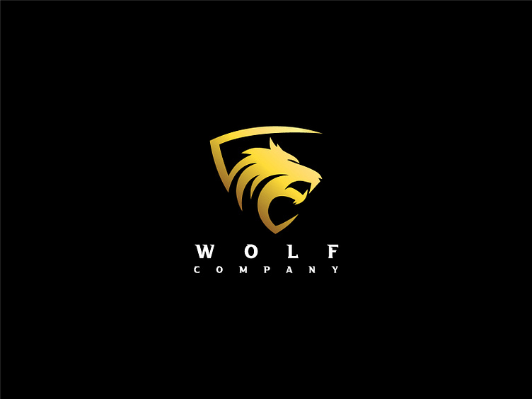 Wolf Logo by Hussnain Zohan on Dribbble