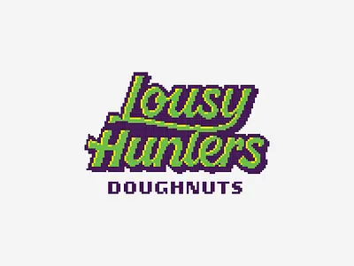 8-bit Doughnuts 8bit doughnuts logo logotype script