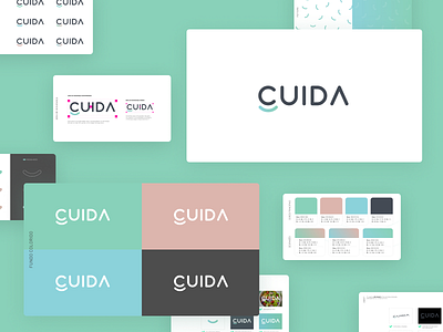 CUIDA - Brand guide brand book brand guide brandbook brandguide branding design graphic design logo visual identity
