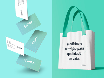 CUIDA - Brand Applications branding design graphic design logo visual identity