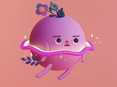 Exhausted Planet I 3d 3dart 3dillustration blender blender3d c4d cinema4d design digitalart illustration