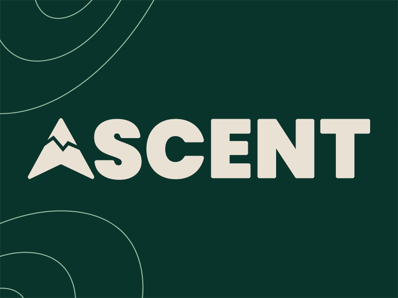 ASCENT Logo branding logo