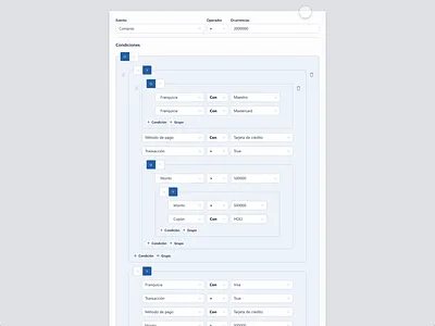 Automation Conditions condiciones conditions
