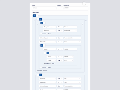 Automation Conditions condiciones conditions