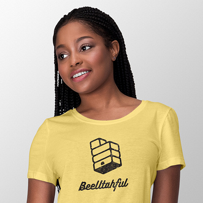 BeeUtahful Logo bee beehive hive logo shirt shirt design utah