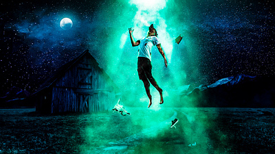 Skinwalker Ranch aliens photoshop art skinwalker werewolf