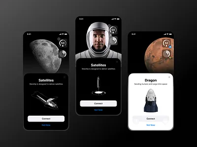 What if... animation app elon musk interface mobile mobile design motion graphics space spacecraft spacex ui ux