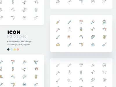 Icon design brand design branding color icon illustration illustrator logo tools typography ui ux vector web