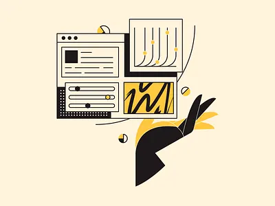 Abstract Finance app art design illustration illustrator minimal vector web