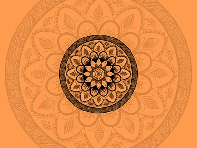 oranye mandalas digital art digitaldrawing mandala mandala art mandala design mandalaart mandalas