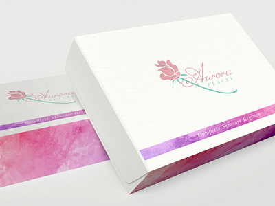 Aurora Beauty beauty brand branding design esthetics logo packaging skincare