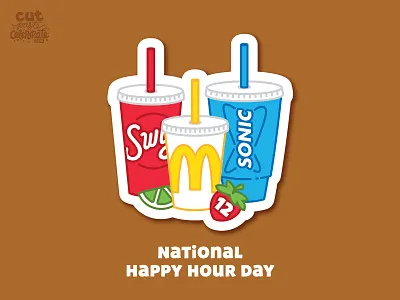 November 12 - Happy Hour Day drink drink menu fast food happy hour happy new year mixed drinks national happy hour day national happy hour day soda soda pop to go cup