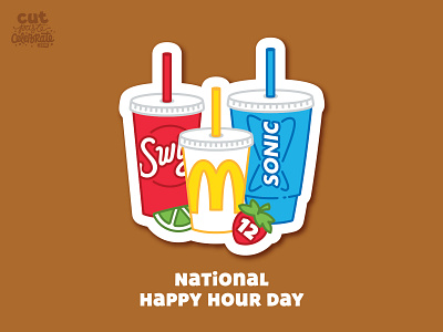 November 12 - Happy Hour Day drink drink menu fast food happy hour happy new year mixed drinks national happy hour day national happy hour day soda soda pop to go cup