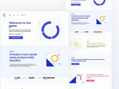 ARC app branding daily 100 challenge design illustration ui ux web web design website