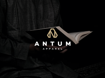 Antum Apparel alogo apparel branding character clothing design icon logo logoicon logotype mark muslim symbol vector wear