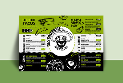 Restaurant Menu card | Social Media Design | Banner Design graphic design menu card design