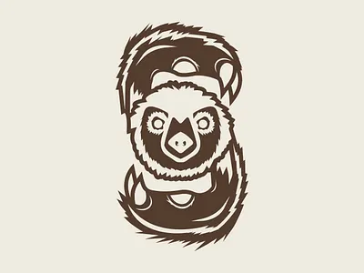 Day 316 adobe illustrator adobe illustrator cc adobe illustrator on ipad african animals behance brand design brand identity branding cute cute animals graphic design logo logo design logo designer logos sloth sloths slow soft sticker