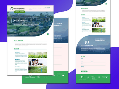 Home Page design for pacific branding graphic design home screen hompage icon landingpage minimal sketch typography ui ux web design website website mockup