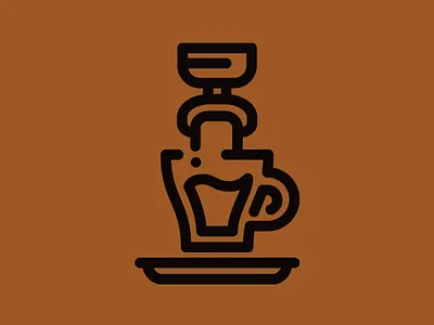Day 92 - Espresso 100 Icons Daily 100days coffee design espresso icon illustration leeayr logo minimal vector