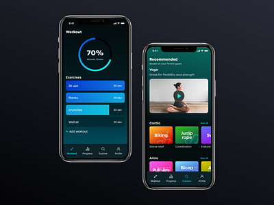 Workouts 041 dailyui exercise workouts