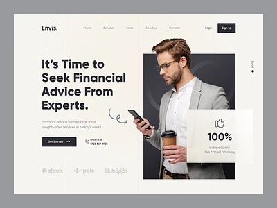 Finance Expert Website Design design finance expert finance landing page finance website inspiration landing page minimal design modern website trendy design ui ui design uidesign uiux web design website website design