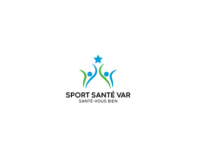 SPORT SANTE VAR - Sport Logo 3d animation brand branding business creative design flat graphic design illustration logo logo design minimal minimalist logo modern logo motion graphics sports ui unique unique logo