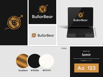 Bull or Bear - Brand Identity branding cryptocurrency design illustration logo logo design typography vector we web design website