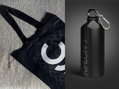 Athlono Bag + Bottle behance behance project behancereviews bottle brand brand and identity brand design brand designer brand identity brand identity design branding branding agency branding and identity branding concept branding design logotype shopper sport branding sportswear water bottle