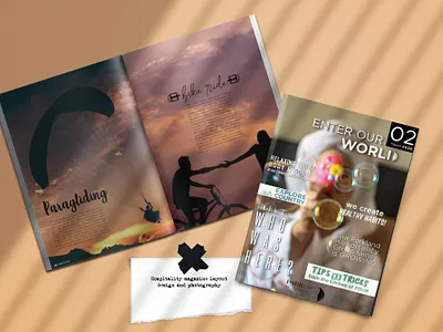 Magazine Design brand identity cover design cover photo design graphic design layout layout design magazine magazine cover magazine design photographer photography photoshoot