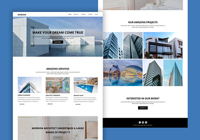 TemplateToaster Website Builder | Mordon WP Theme architect architecture architecture design construction construction company webdesign website builder wordpress theme