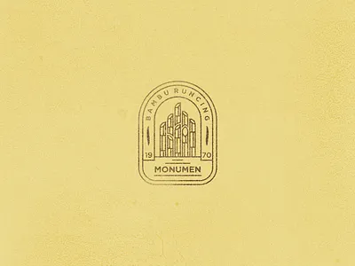 MONUMEN BAMBU RUNCING bambu runcing design graphic design icon logo monument