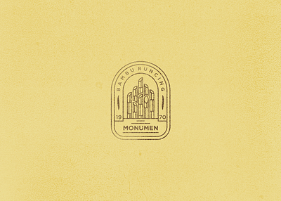 MONUMEN BAMBU RUNCING bambu runcing design graphic design icon logo monument