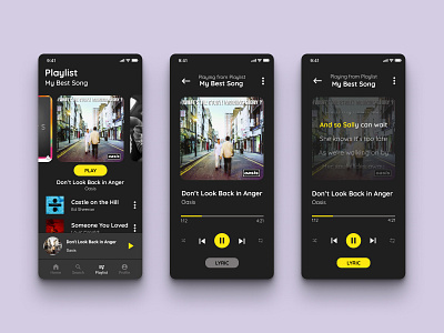 What’s on My Playlist? design designchallenge mobileapp music music app music player uidesign uidesigner uiinspiration uiux userinterface userinterfacedesign