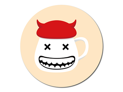 小恶魔 cups illustration vector