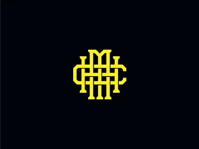 MHC monogram brand branding design identity lettering logo logotype mark monogram sign vetoshkin
