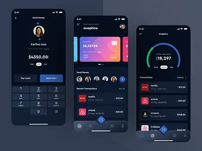 Expense management app animation app branding cost crypto design dollar expense management galaxy illustration logo money netflix rupees stocks transaction typography ui ux vector