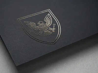 EAGLE SHIELD BLACK BACKGROUND design eagle logo eagles vector