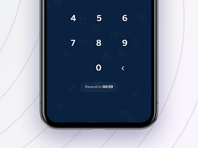OTP Verification code mobile app mobile ui numpad otp pin ui uidesign ux