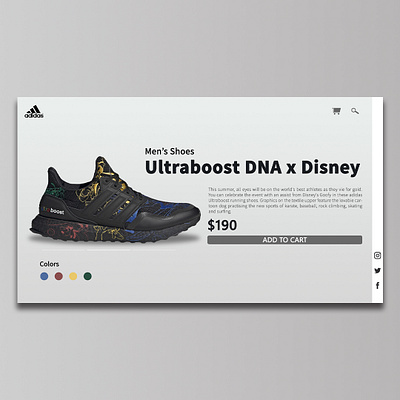 UI Website Adidas adidas graphic design indonesia junior photoshop ui design