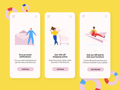 Stuck at Home Illustrations for UX Design free freebies illustration illustration design illustrations illustrations／ui illustrator system ui ux