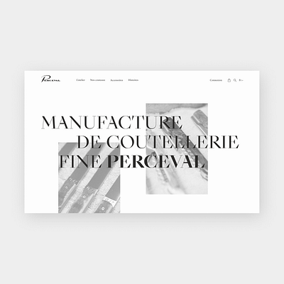 Perceval branding design typography ui ux web website