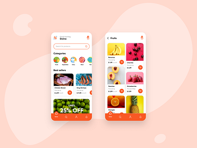 Categories/099 099 99 categories category daily 100 challenge dailyui dailyui 099 dailyuichallenge designoftheday food app grocery app shopping app