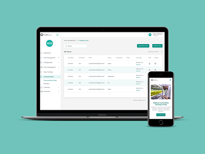 TradeBuza - Efficient Outgrower Management ui design website design