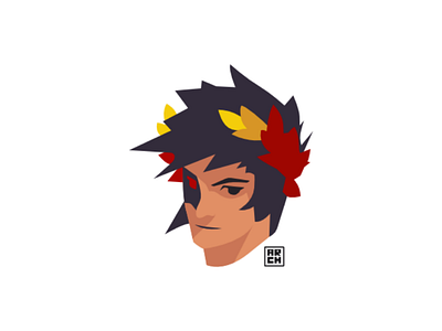 Zagreus 🔥 affinitydesigner fan art flat hades illustration vector zagreus