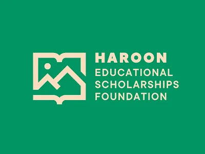 H E S F book education foundation gold green legacy logo monoline mountain peak school ski skiing sun tradition