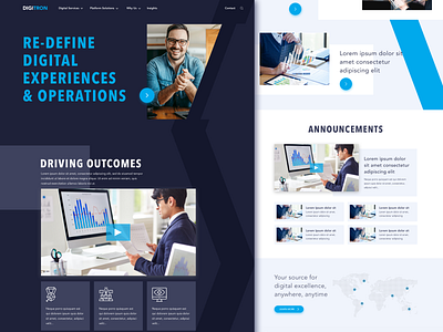TechCompany Website Concept concept exploration sketch technology uidesign uiinspiration website concept website design webuiuxdesign