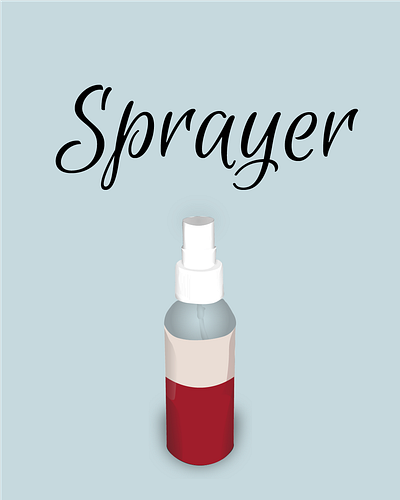 sprayer design illustration sprayer vector