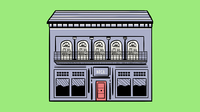 BOCA architecture building design draw hand hand drawn illustration illustration art wacom cintiq
